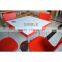 customized acrylic solid surface fast food table, solid surface hamburg table