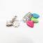 metal heart shape flower decorations , shoe decoration, bag decorations