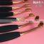 High Quantility New Type Best Selling Cosmetic Foundation 10Pcs Rose Gold Oval Makeup Brush Set