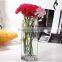 2016 factory square glass vase made in china