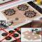 4pcs/ set non stick PTFE coated as seen on TV reusable hob protector liner stovetop protector