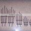 colored garden bamboo flower trellis