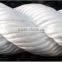 Twisted rope type Polyester 3 strand fishing ropes dacron polyester rope