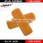 china factory durable orange velvet fine fabric lint free paint roller