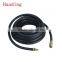 rubber air hose with steel air quick coupler