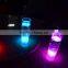 hot sale super quality party favor roung flashing shot cup glass