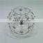 Mercury round glass tealight candle holder made in China