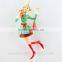 Best selling christmas ornament items resin christmas lady figurines