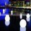 led PE plastic with CE&Rohs certification green yellow red light waterproof balls