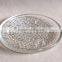 Glass plate/Glass dinner plates/wholesale clear glass plates