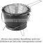 Portable Bucket Charcoal bbq grill metal