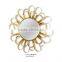 Flower shaped wall hanging mirror/ Iron decorative mirror