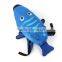 2015 popular designs hot selling 3D kids gift bag fish backpack