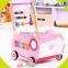 wholesale fashion wooden new model baby walker wooden new model baby walker W16E036