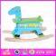 2015 Good quality wooden kids rocking horse,Funny wooden hobby rocking horse toy,Rocking horse toy funny baby plush toy W16D014