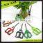 Wholesale santa heat transfer handle gift scissors nice scissors designs