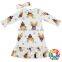 Children Causal Cotton Fox Frocks Designs New Design Girls Long Frock