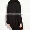 Guangzhou wholesale clothing OEM Black Lantern Sleeve Sweatshirt Dress