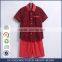 Wholesale Tailored Summer School Plaid Shirt Made Children Shirt