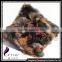 CX-D-107D Custom Made Patckwork Fox Fur Pillow Case Cushion Cover