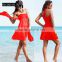 2017 new arrival swimwear Beach skirt ribbon wrapped dress beach dress skirt