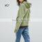 Fashion Hoody Lady Streetwear Casual Knit Fabric Green Plain xxxxl Hoodies