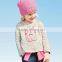 S80009A newest style winter autumn head long sleeve knit sweater children gir