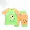 Manufacture Children Clothing Set Fashion Smile T shirt and Pants Children Clothes Set