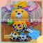 Colorful animal shaking Plush toys baby educational stuffed & plush toy baby gifts