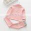 100% cotton high quality solid color autumn embroidery girls clothing sets