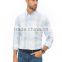 Blue check Skinny Long Sleeve Buttoned Mens Casual Shirt