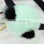 Factory price handmade girl lady popular rabbit fur pompom hairband