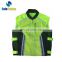 High visibility good reflective exercise sport safety vest for man