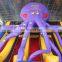 Kid game juegos inflables slide giant games 3 slide with Octopus