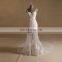 Stunning Designe Sleeveless Lace Beaded A-line Wedding Dress With Chapel Train