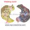 2017 new style african wedding clutch purse handmade crystal purse women party colored clutch bags
