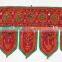 Vintage Embroidered Door Hanging Indian Handmade Cotton Mirror Work Toran Window Valance Topper Toran door hanging wholesale art