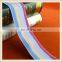 2016 new arrival colorful custom stripe ribbon/ elastic waistband for garment/dress