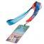 Custom Sublimation Printing Polyester ID Badge Neck Lanyard No Minimum Order Quantity