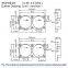 RFTYT WGH5032X 0.35-4.0 GHz UHF SHF TAB RF Dual Junction Drop in Isolator