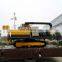 Anchoring crawler drilling rig