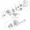Loader Spare Part Single Pump WA430-6 Hydraulic Pilot Pump 705-40-01020 Transmission Gear Pump