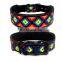Comffortable Light Reflective Cloth Pet Collar Leash Training Dog Printed Rope Pet Chain Pulling Rope