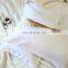 Korean Style Luxury Flax Linen Fabric Fastener Custom Pillow Case Cover For Girls