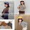 4097 Baby girl clothes long sleeve half-high collar cotton stripe t shirt