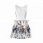 2018 Girls Dress Summer Butterfly Floral Teenage Dresses