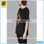 Black cotton casual loose fashion big t shirt for girls