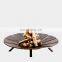 Custom size square fire pit corten steel BBQ grill Decorative Professional Outdoor Camping Charcoal Fire Pit