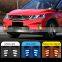 1Set Car DRL For Geely coolray (SX11) 2019 2020 Daytime Running Lights 12V LED Daylight Fog lamp with flowing Yellow turn signal