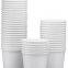 Disposable Solid Color 8oz White Paper Cups for Theme Party